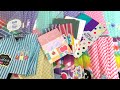 【紙もの】セリアの透けるデザインペーパーで5種類の封筒＆ラッピング袋作り／折り紙大量消費【661】