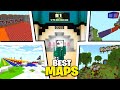 BEST Maps To Play With Friends in MCPE 🔥 | Top 5Minecraft PE Maps (1.21+)