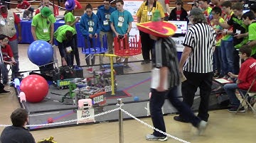 FTC Velocity Vortex: Last-Second Win 240-225 with Disabled Partner in East SR Hopper Finals 2