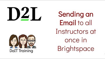 Brightspace: Emailing all Instructors at Once