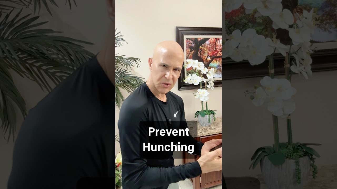 Prevent Hunching! #drmandell #health #posture #hunching