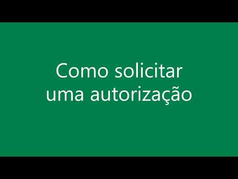 Como solicitar uma autorização no Portal Intercâmbio