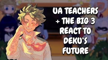 UA Teachers + The Big 3 React To Deku