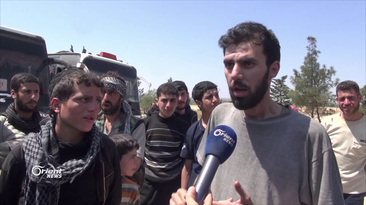 وصول الدفعة الخامسة من مهجري دوما الى مدينة الباب بريف حلب