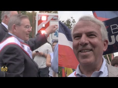 Battle of the Bobs on Bergenline: Menendez and Hugin square off at Hispanic Day Parade