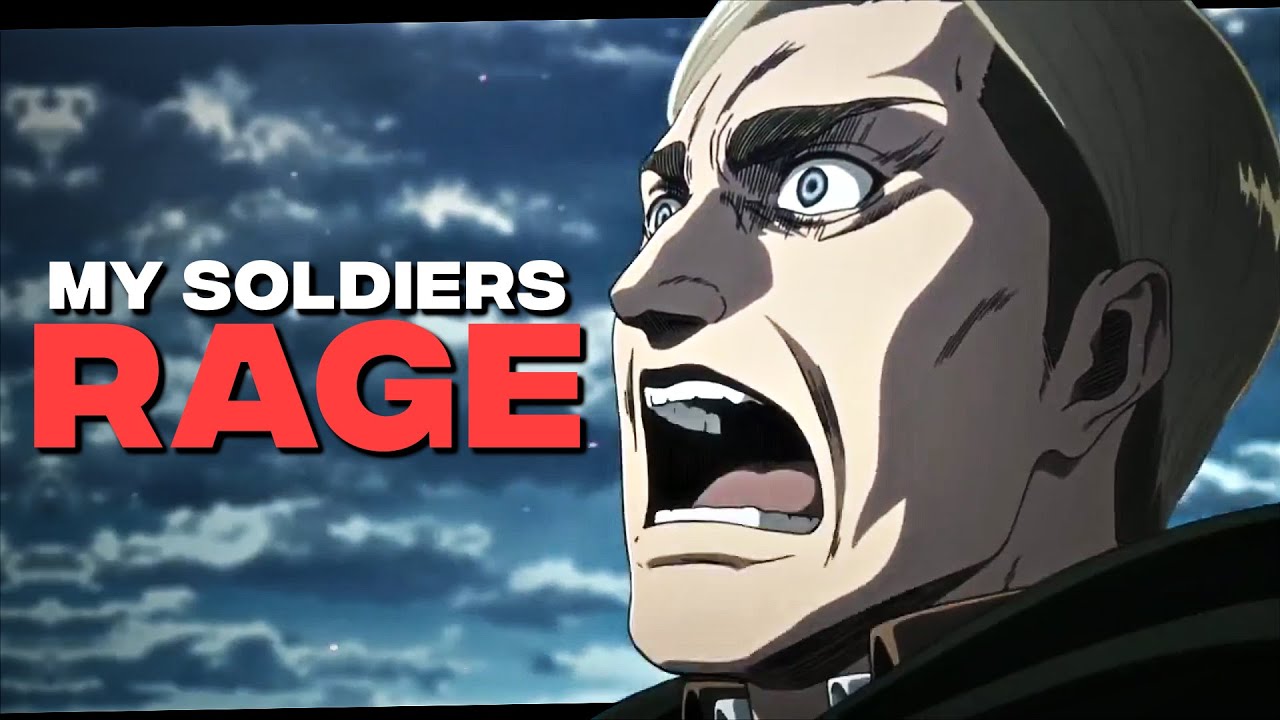 ⁣MY SOLDIERS RAGE - Attack on Titan Motivational Video [AMV]