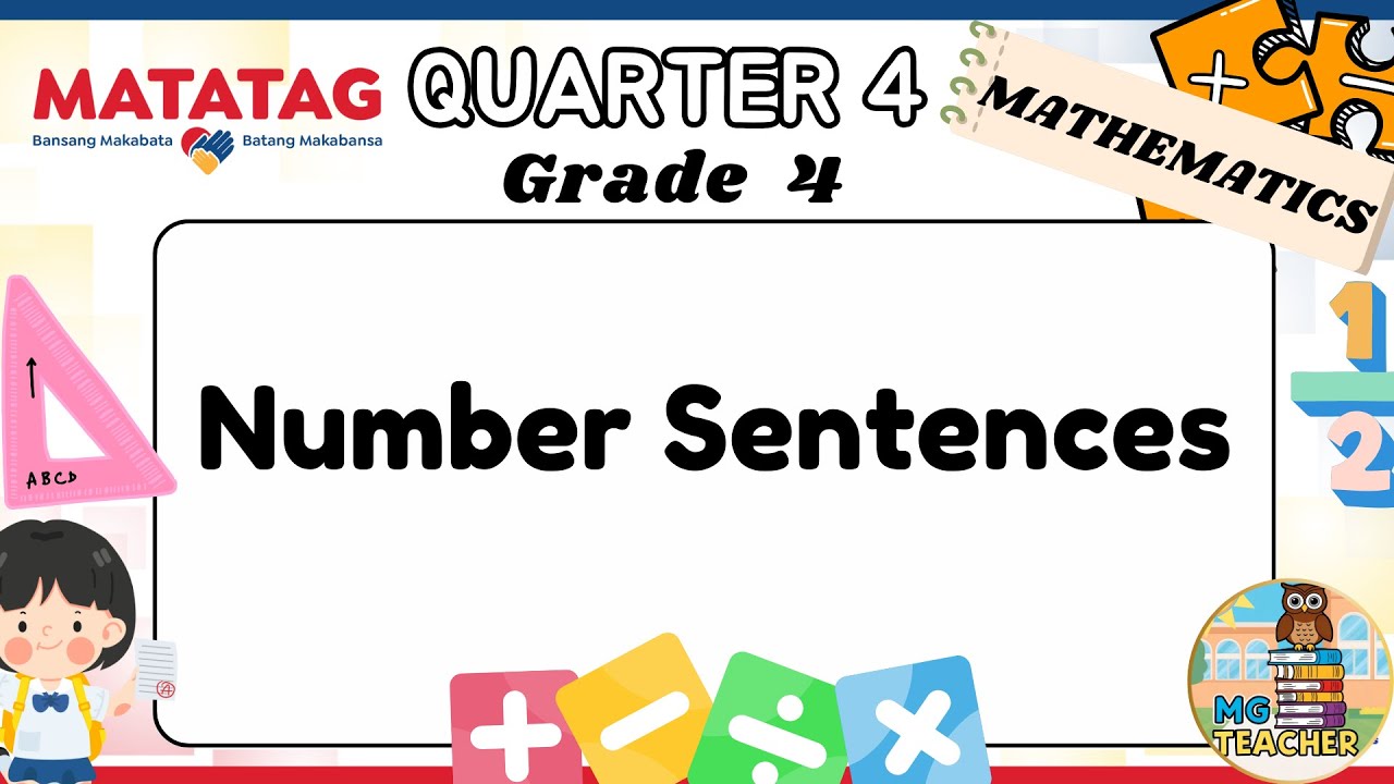 Number Sentences for Grade 4 Math Lesson with Examples & Exercises ...