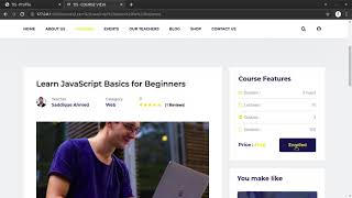 Flask App E-Learning Website | By Tahir Iqbal | Part 2