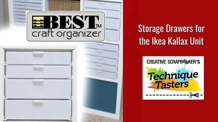 Storage Drawers for the Ikea Kallax Unit - Technique Tasters #205