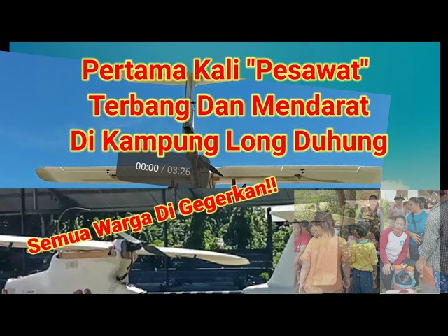 Warga Dayak Hulu Kelay Kedatangan ''Pesawat'' Misterius class=