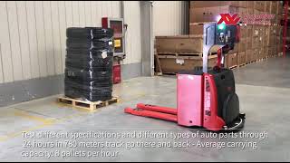 Case Study--VisionNav Autonomous Forklift in Third-party Logistics: Narrow Aisle Scenario