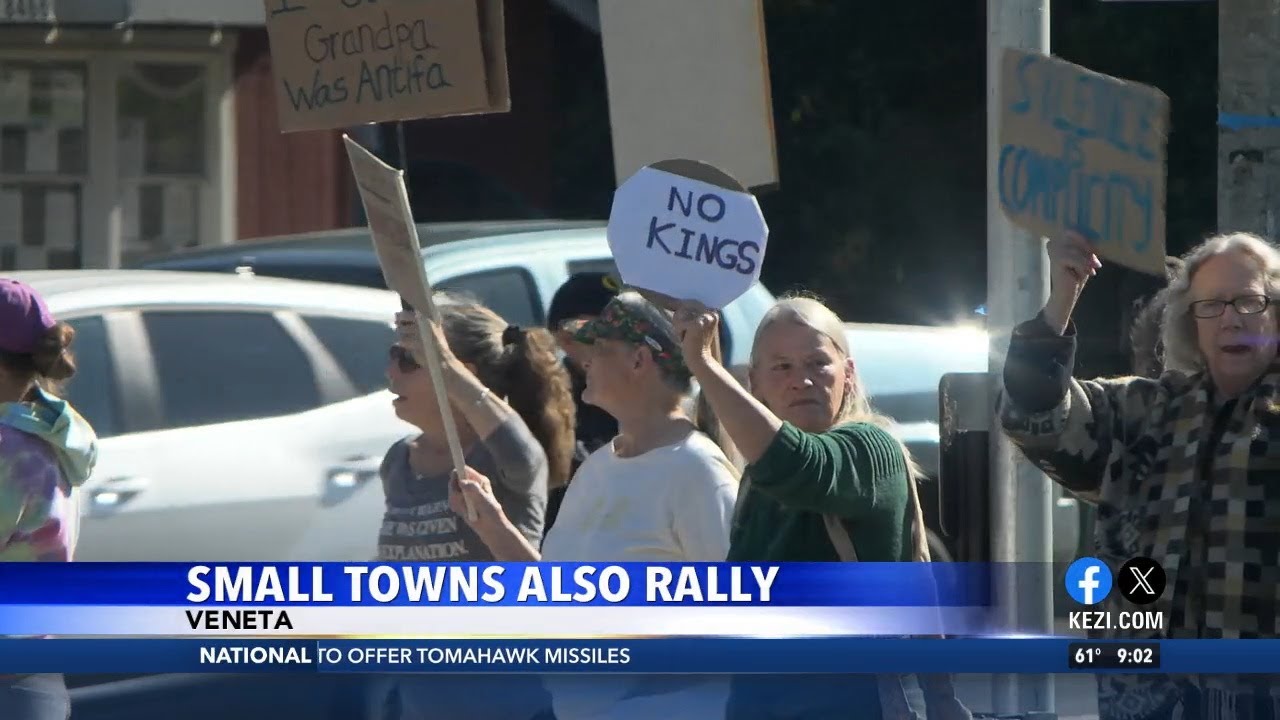 How small towns across Oregon made their voices heard during nationwide, "No Kings" protests