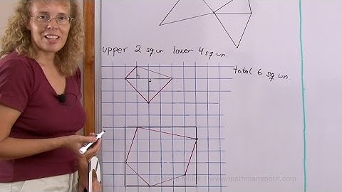 Area of polygons, including in a grid