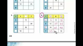 Continue Lesson 5 3  Complete Multiplication Tables