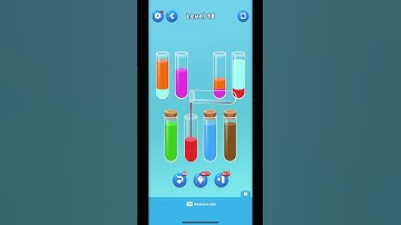 Only 36 Seconds to Beat Level 18 😱🔥    #watersort #gaming #games #gameplay #antistress #colors