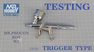 Mr.Hobby PS-275 Procon Boy WA Trigger Airbrush Unboxing & Testing