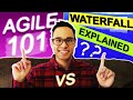 AGILE VS WATERFALL METHODOLOGY | BIGGEST DIFFERENCE EXPLAINED FOR PMP EXAM | PMP EXAM PREP 2022