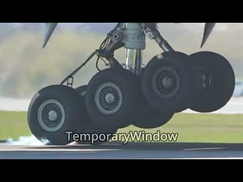 SLOW MOTION! BOEING 777-300ER TOUCH DOWN