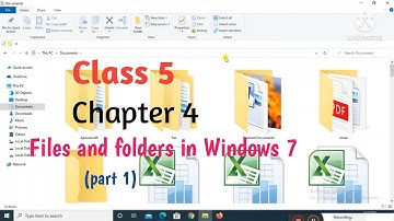 Computer  class 5 Chapter 4 Files and Folders|| Lesson reading|| Army public school book