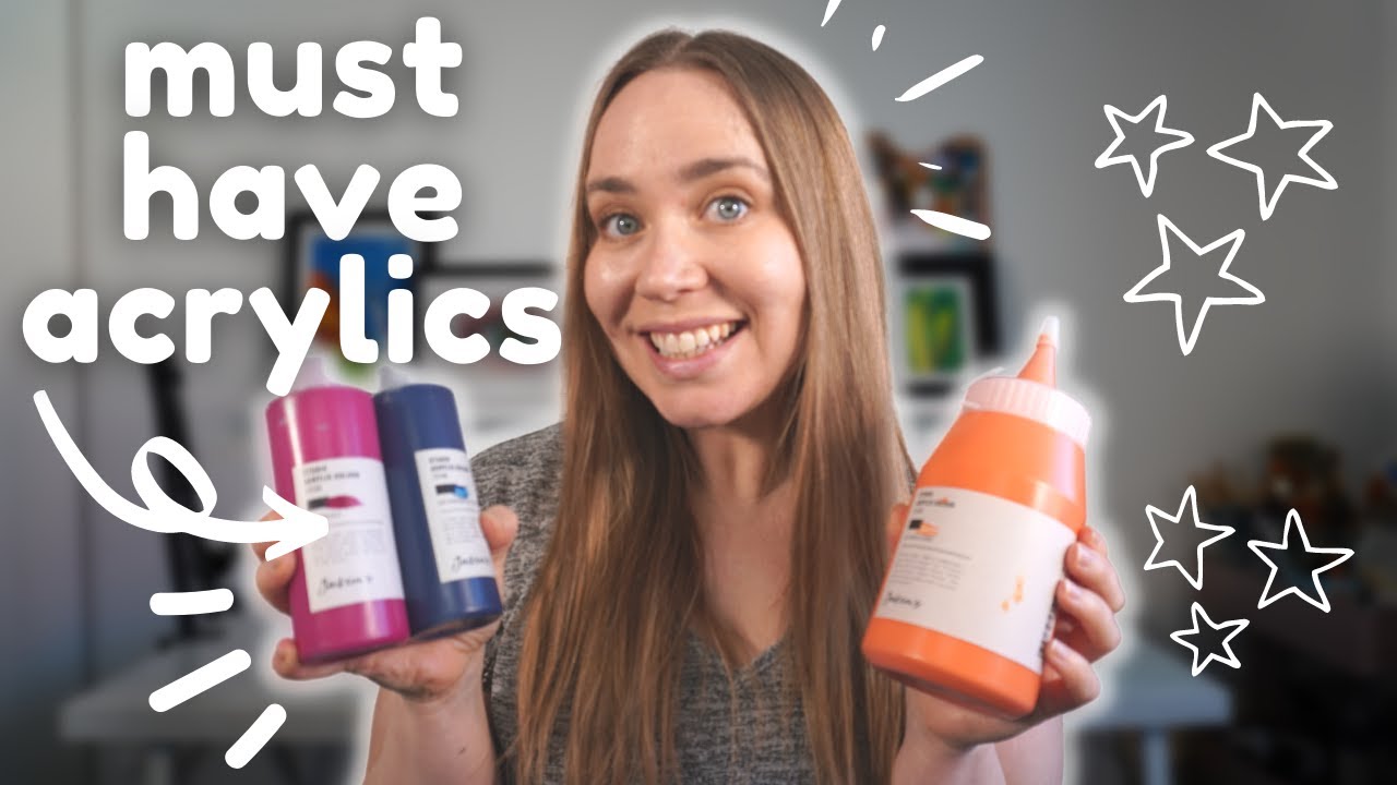 Are these the Best affordable acrylic paints? | Jackson's Art studio acrylics Review