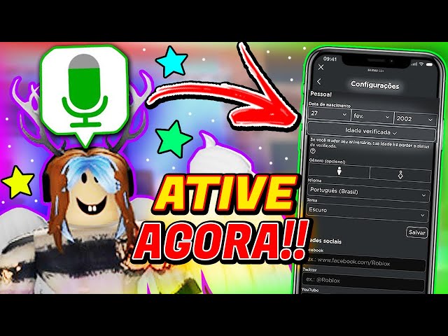 HOW TO ACTIVATE VOICE CHAT ON ROBLOX ON YOUR PHONE!! (VERY EASY