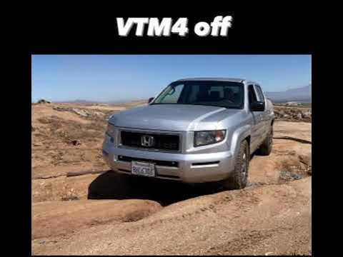 Honda Ridgeline VTM4 traction test - YouTube