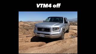 Honda Ridgeline VTM4 traction test