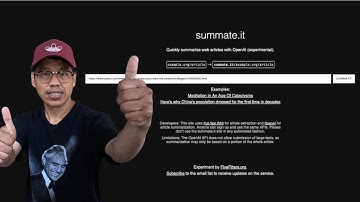 Summate.it - Quickly Summarize Web Articles With OpenAI