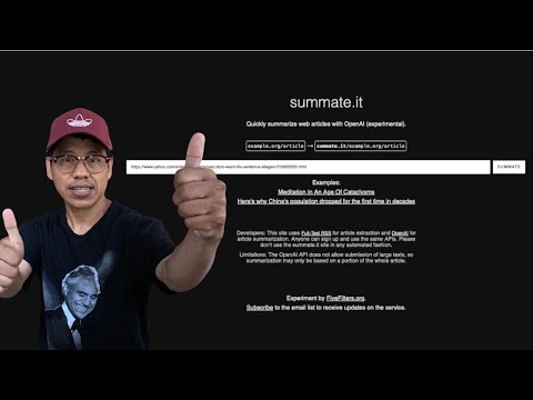 Summate.it - Quickly Summarize Web Articles With OpenAI