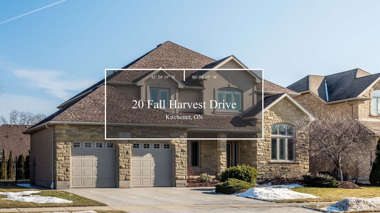 20 Fall Harvest Drive, Kitchener YouTube