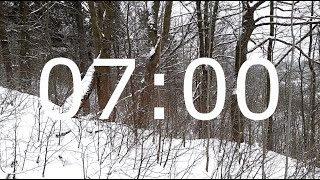 7 Minute Winter Timer with Calming Music and Alarm