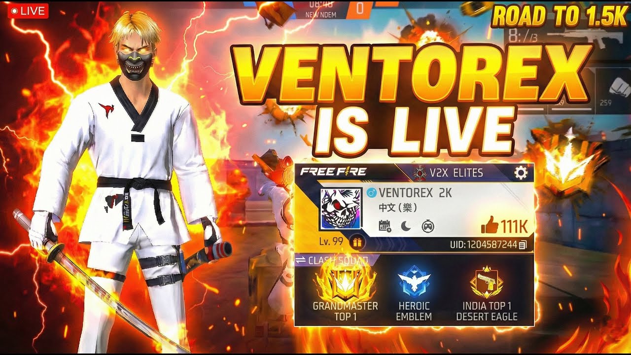 BERMUDA FULL MAP CUSTOM | & GUILD TEST | FREE FIRE LIVE 🔴