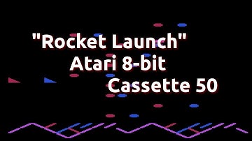 Rocket Launch (Atari 8-bit Cassette 50 Game 37)