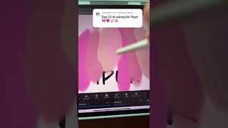 #nameart #procreate #nameartvideo #art #caligraphy #piper