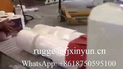 2019 Newest automatic labeling maxi roll paper shrink packing machine