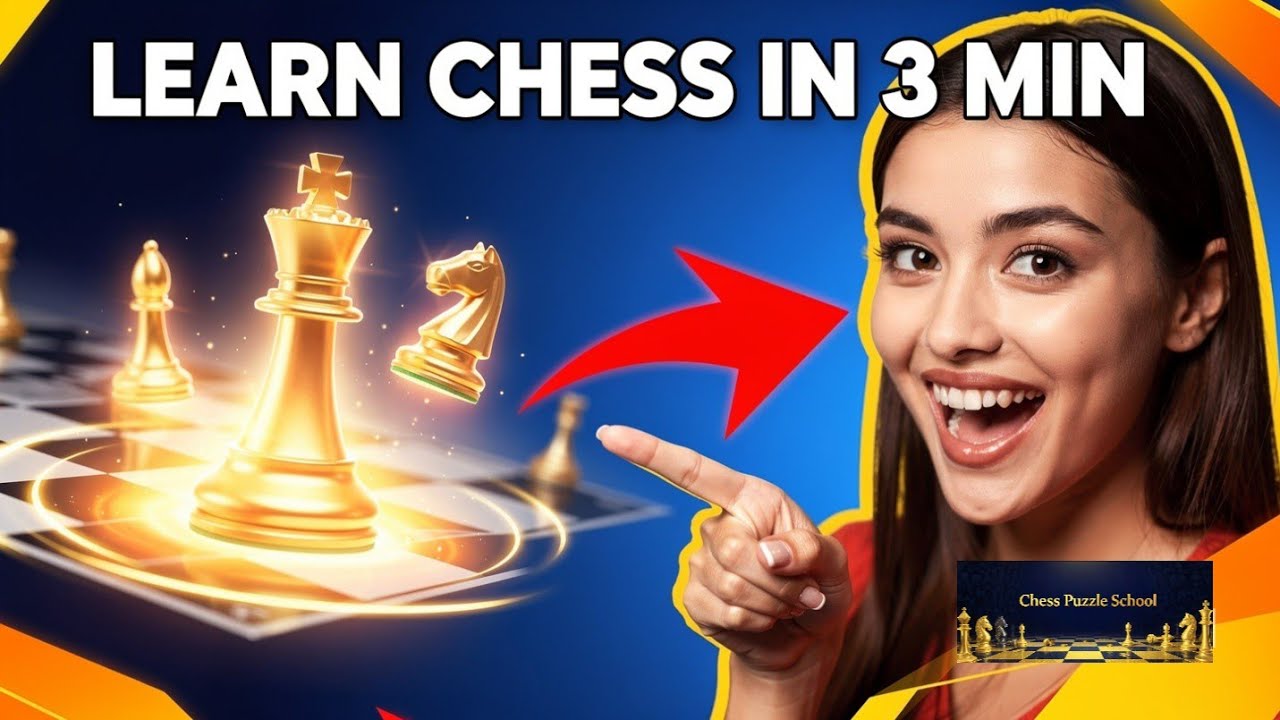 How to Play Chess in 3 Minutes for Beginners♟️🏁 - YouTube