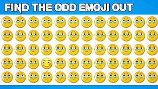 Find The Odd Emoji Out | How Good Are Your Eyes | find the difference | odd one out | odd emoji out