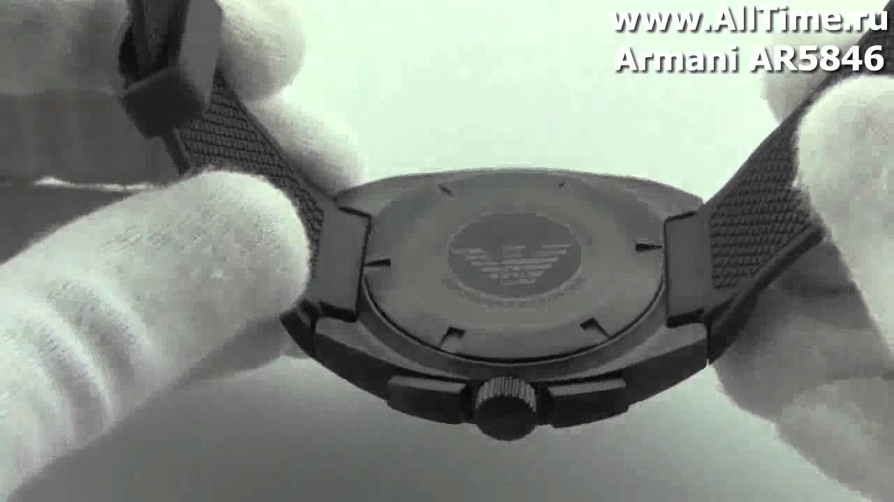 Мужские наручные fashion часы Armani AR5846 YouTube