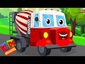 Concrete mixer truck | vehicle songs | original songs for kids