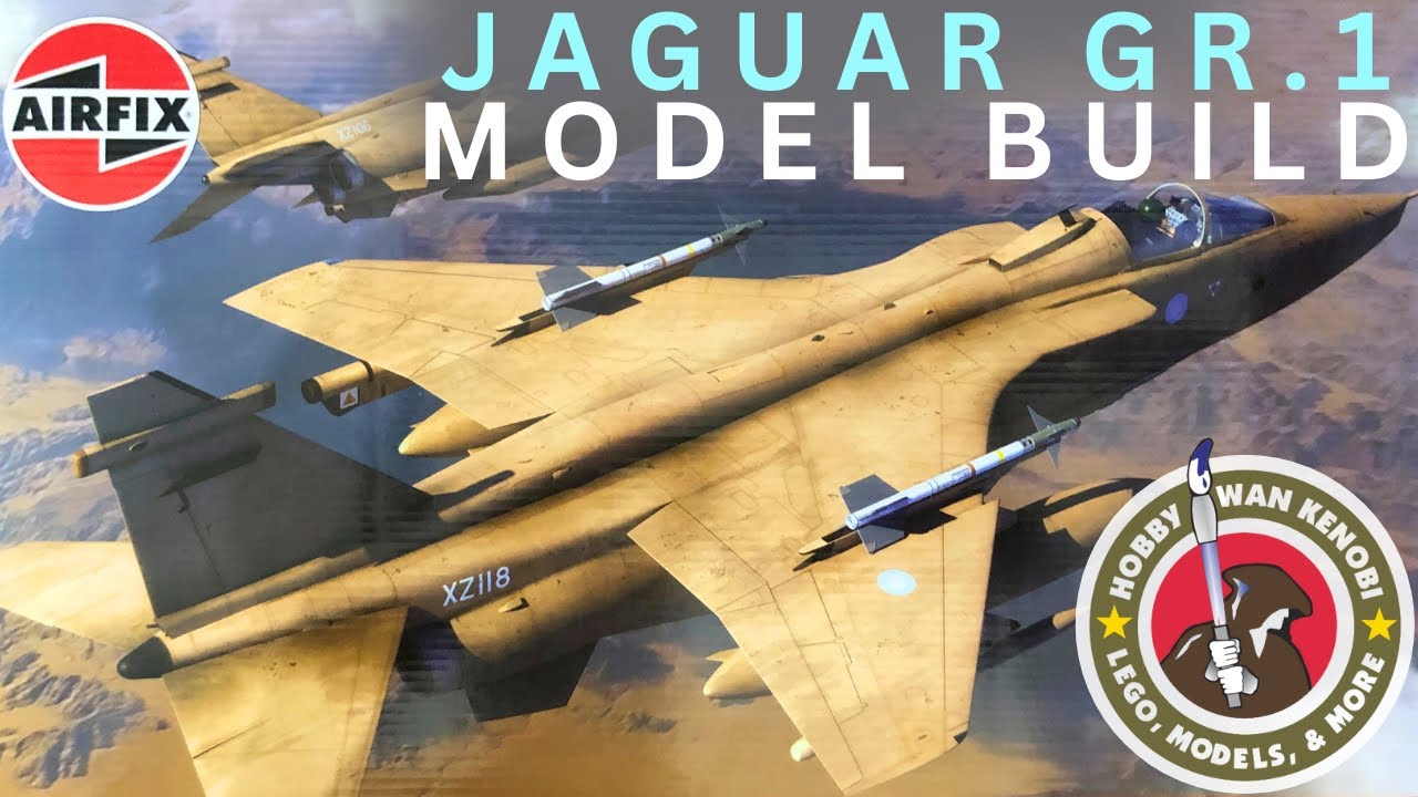 Jaguar Sepecat Gr.1 - Airfix 1/48 - Scale Model Build and Review, First Steps, Cockpit - 4K