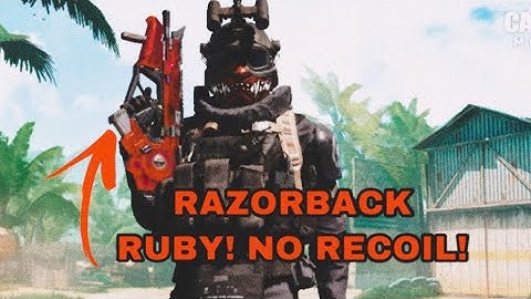 A NUKE WITH THE NEW RUBY RAZORBACK! ZERO RECOIL!! #codmobile #callofdutymobile