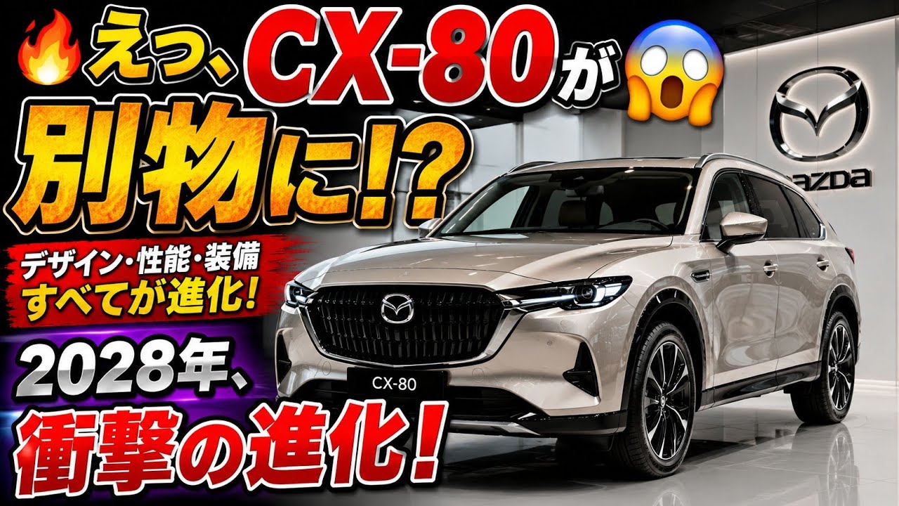 Shocking] Is the 2028 Mazda CX-80 Becoming Something Entirely
