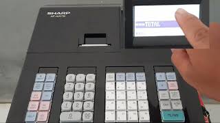 Belajar Cash Register Sharp XE-A207B