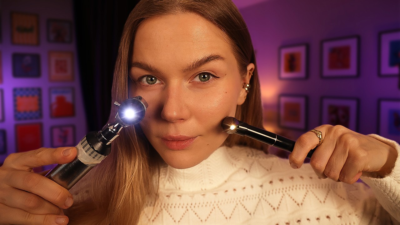 ASMR Otoscope Ear Exam Roleplay | Soft Spoken Clinical Assessment