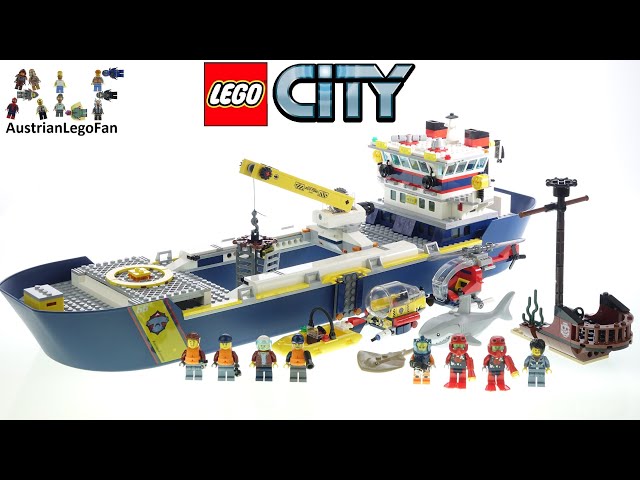 LEGO City 60266 Ocean Exploration Ship - Lego Speed Build Review