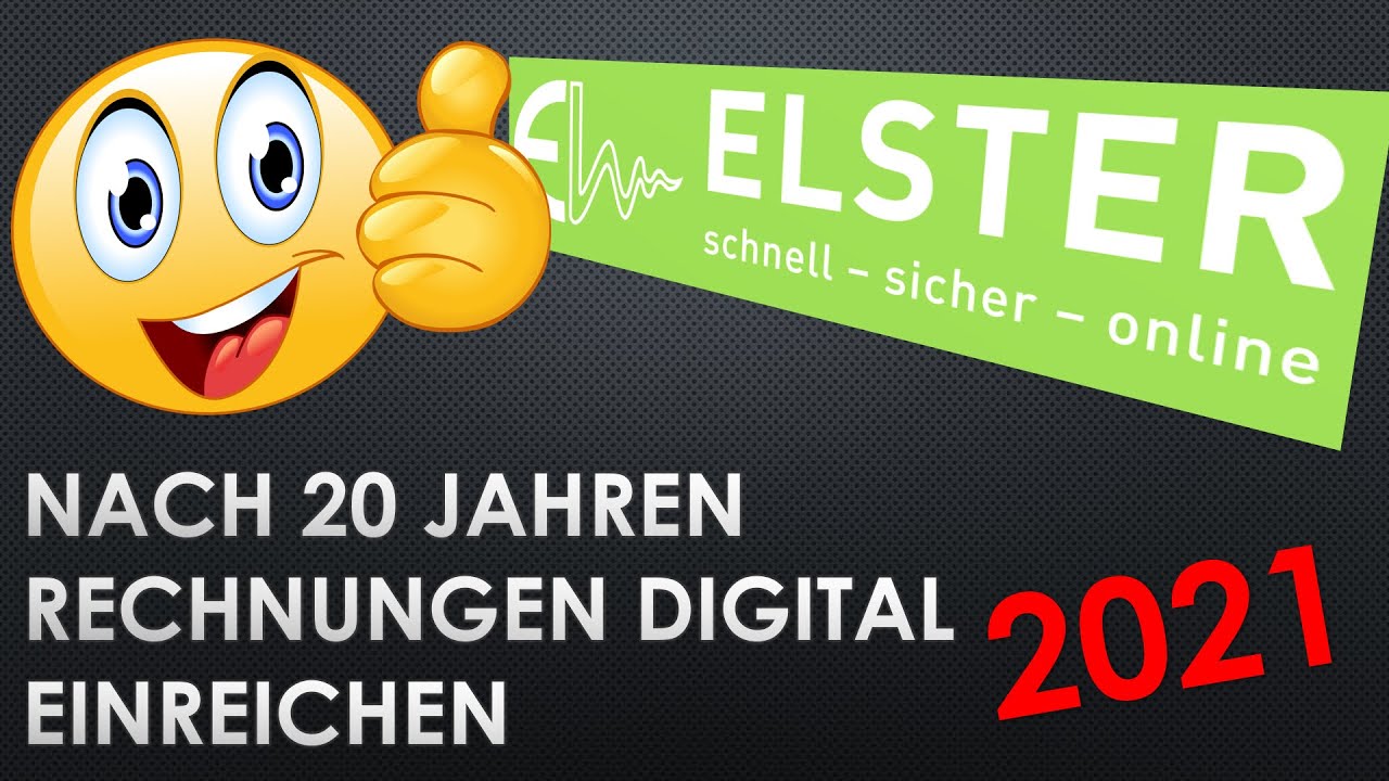 New Elster nach 20 Jahren: Rechnungen und Unterlagen digital als PDF einreichen an das Finanzamt