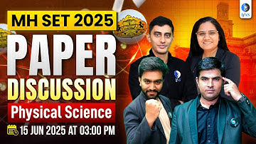 MH SET Physics Paper Discussion 2025 - Complete Solution | IFAS