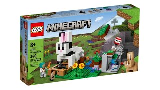 LEGO Minecraft 21181 The Rabbit Ranch Speed Build with Stop-motion Animation