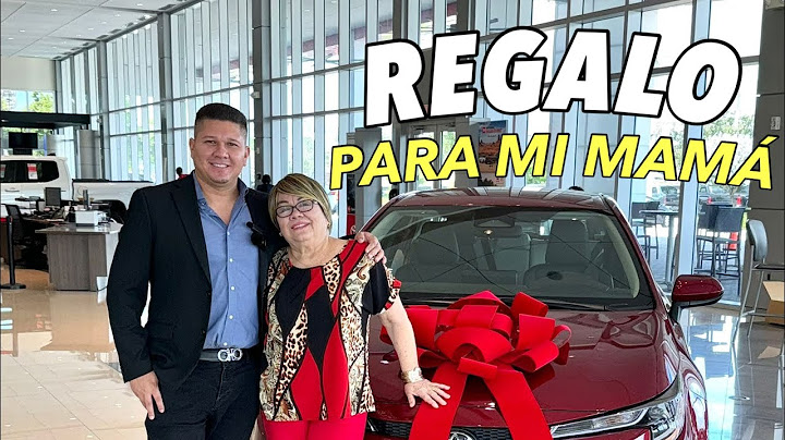 LE REGALO UN AUTO A MI MAMA