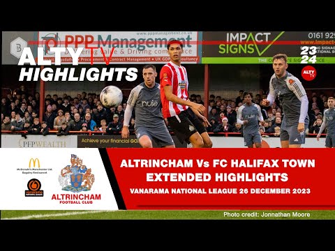 Halifax Altrincham Goals And Highlights